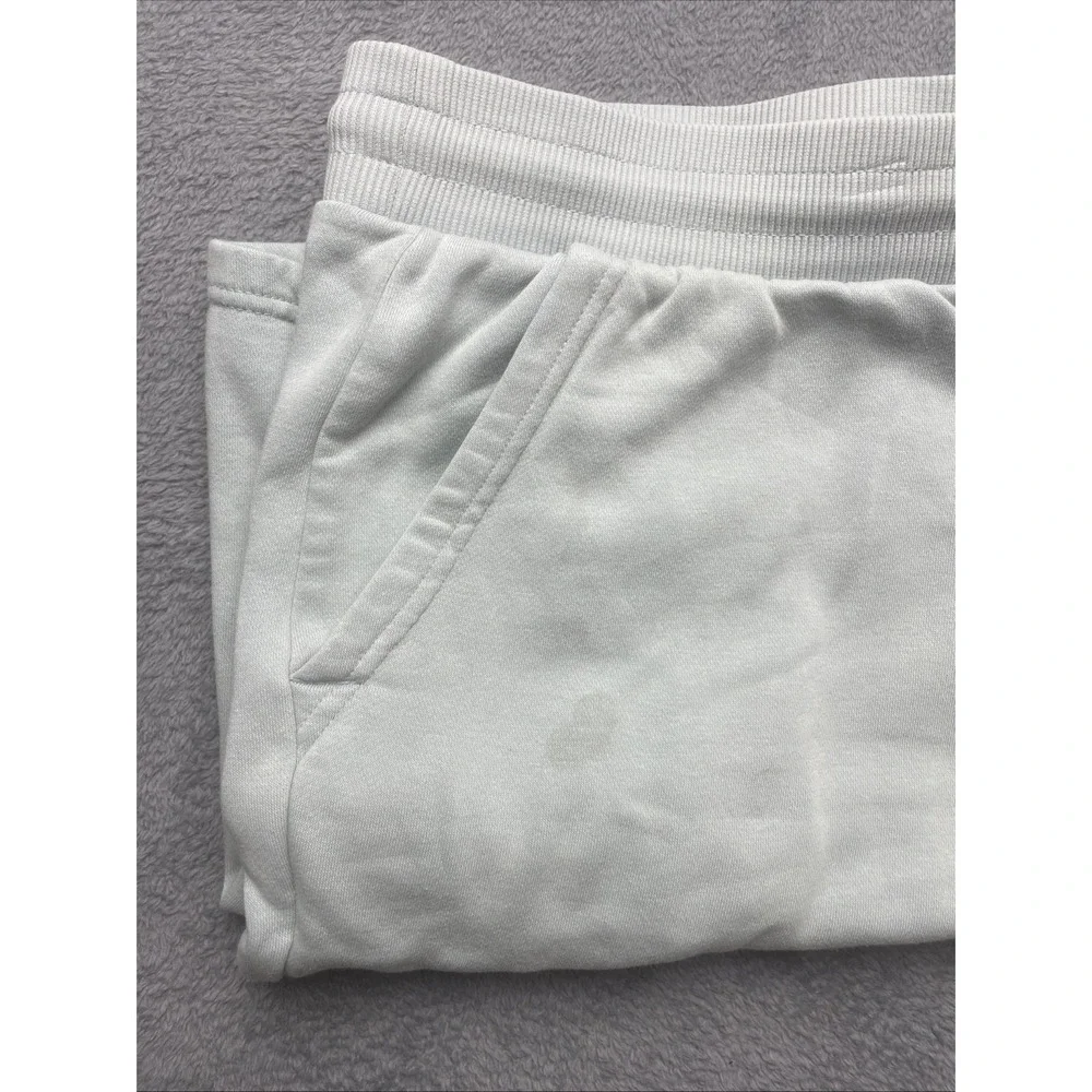 Calvin Klein Jeans CK Shorts Monogram Logo Fleece Shorts Size 2XL Men Light Blue